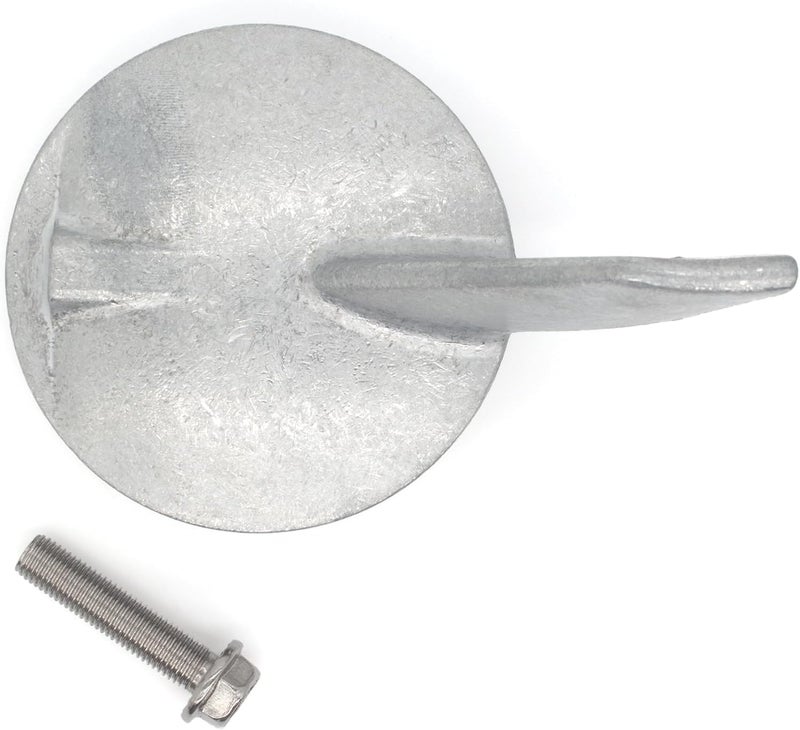 QUICKMARINE 6K1-45371-01 Boat Motor Trim Tab Anode with Bolt for Yamaha 150 200 HP Outboard Models replaces 6K1-45371-02 GLM 12843 Marine Engine - Image 5